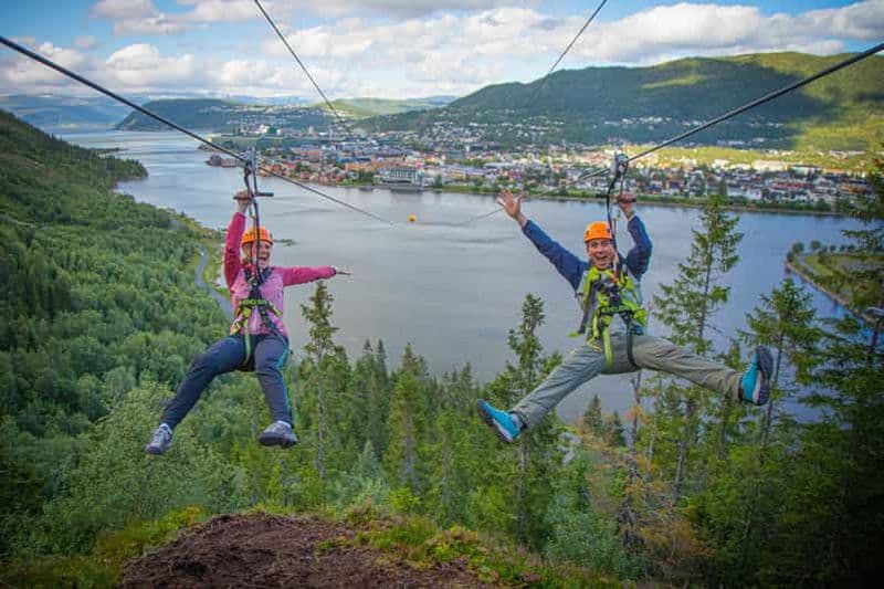 Faites le plein d'adrénaline à Mosjøen Zipline