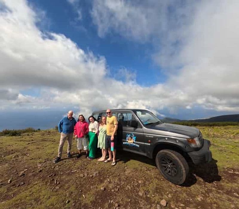 Safari en 4x4 à Madère : Porto Moniz, piscines de lave et Fanal