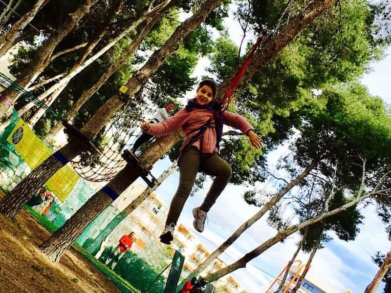 Salou : Bosc Aventura Salou, expérience de tyrolienne