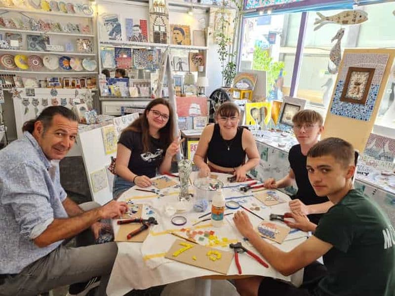 Olhão : atelier de mosaïque artistique de 2 heures par MosaicOlhão