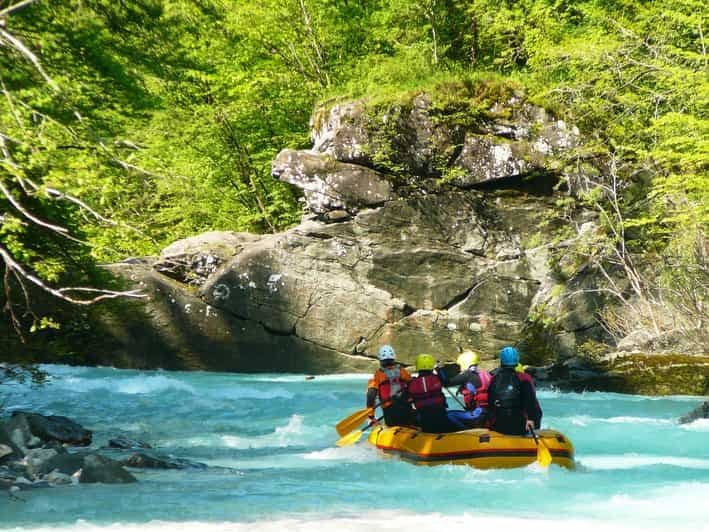 Slovénie : visite d'une demi-journée en rafting sur la rivière Soča avec photos