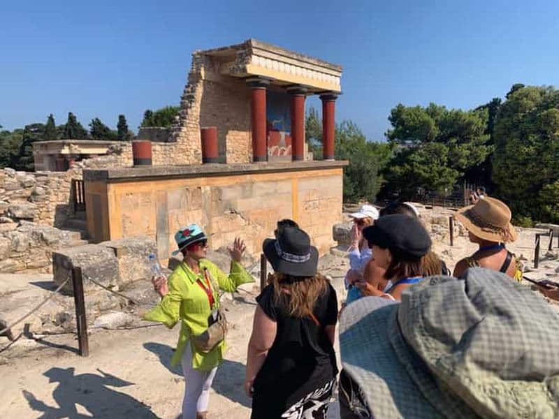 Billet Knossos : visite guidée à pied du palais de Knossos avec coupe-file