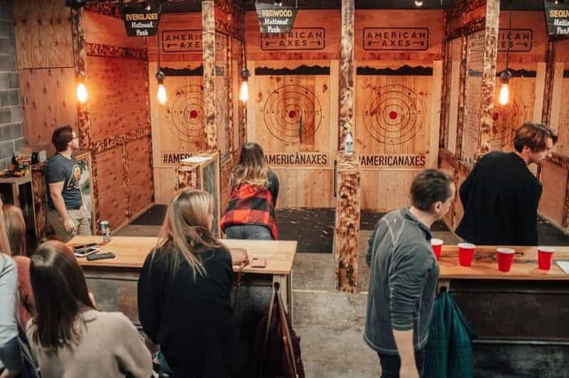 Edgewater : expérience de lancer de hache