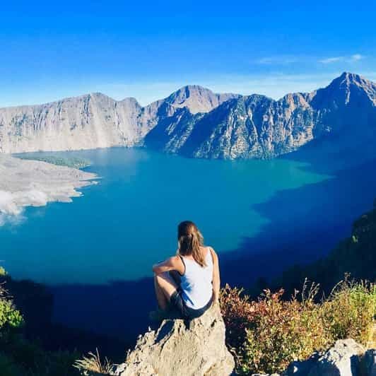 trek d'une journée au mont rinjani