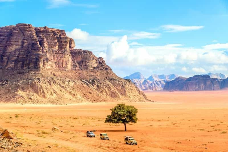 Billet Depuis Aqaba : Excursion en jeep dans le désert de Wadi Rum