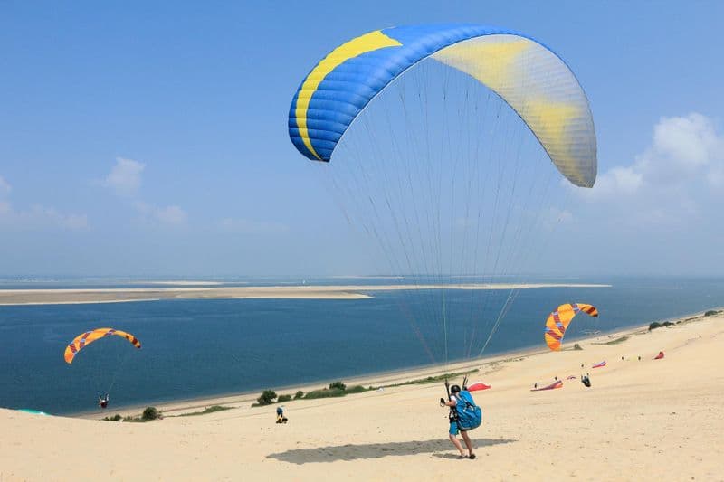 Vol en parapente à la Dune du Pilat