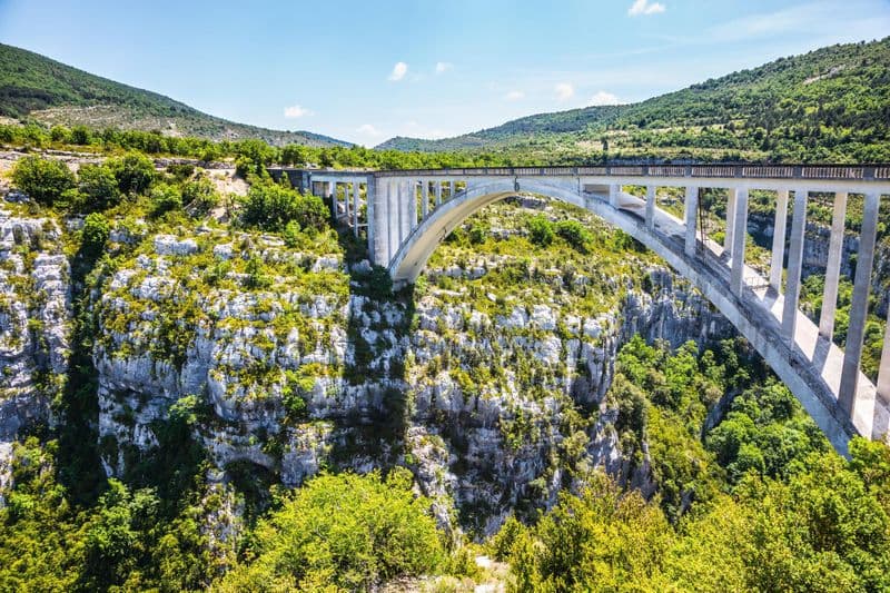 Saut à l’élastique au pont de l’Artuby