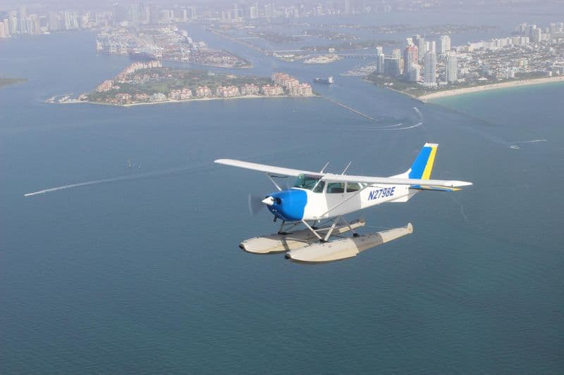 Vol en hydravion à Miami