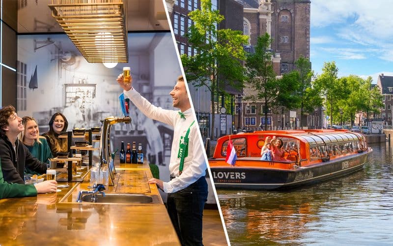 Combo : Billets pour la Heineken Experience + Croisière de 60 minutes sur les canaux