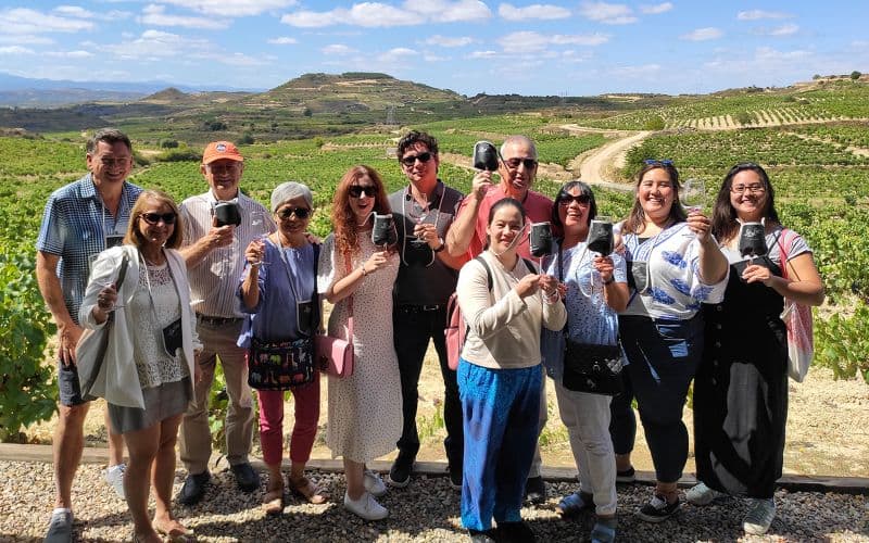 Visite guidée de 2 vignobles de la Rioja au départ de Saint-Sébastien avec dégustations de vins