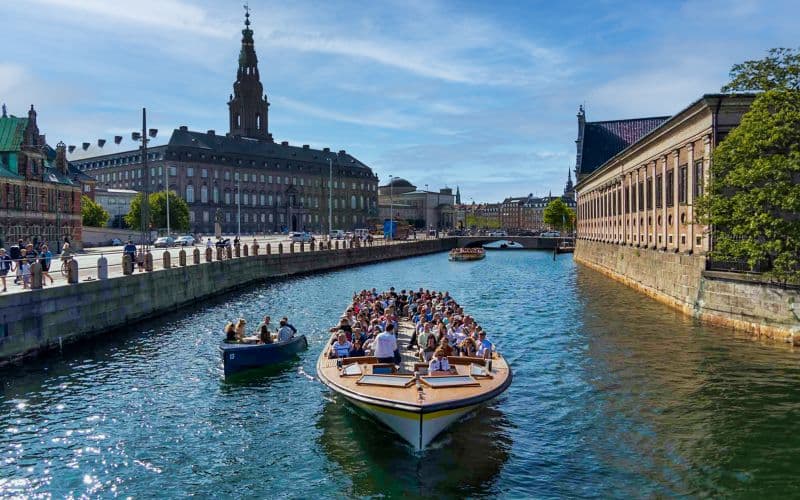 croisière d'une heure sur les canaux de Copenhague
