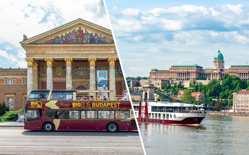 Combo : Visite en bus Hop-On Hop-Off de Budapest + Croisière sur le Danube