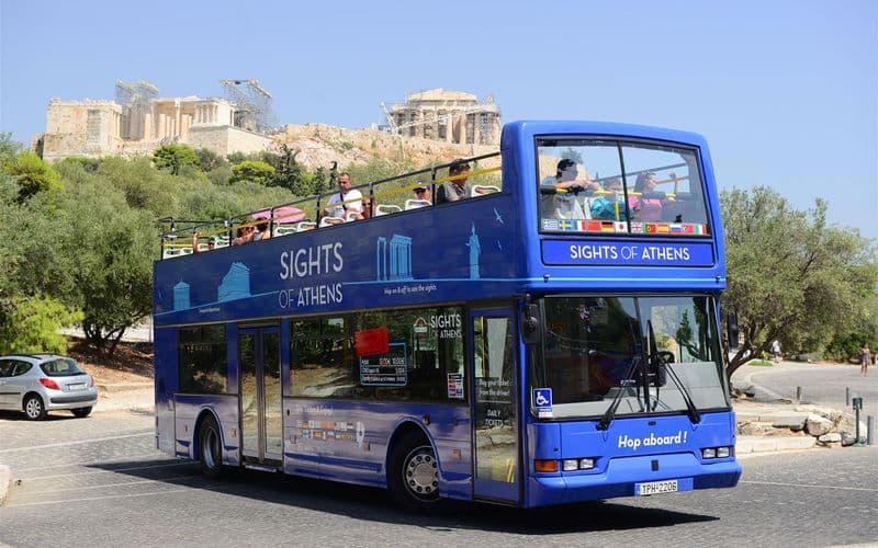 Tour en bus Hop-On Hop-Off à Athènes, Le Pirée et la côte