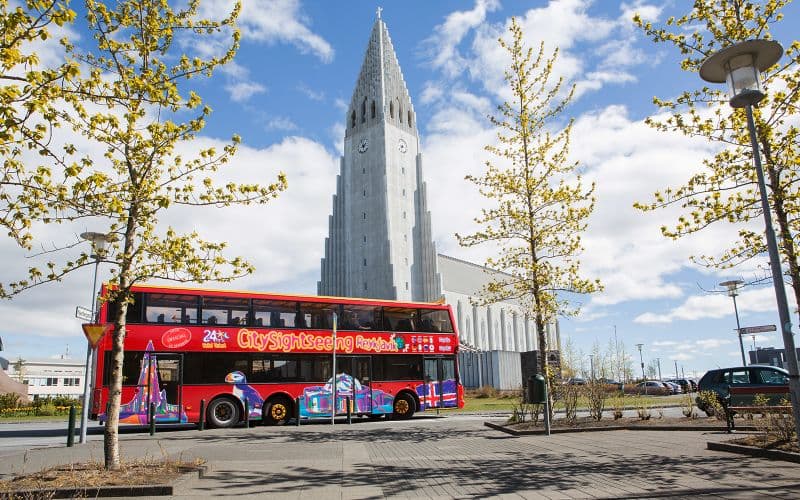 Combo : Tour en bus Hop-On Hop-Off à Reykjavik + Wonders of Iceland
