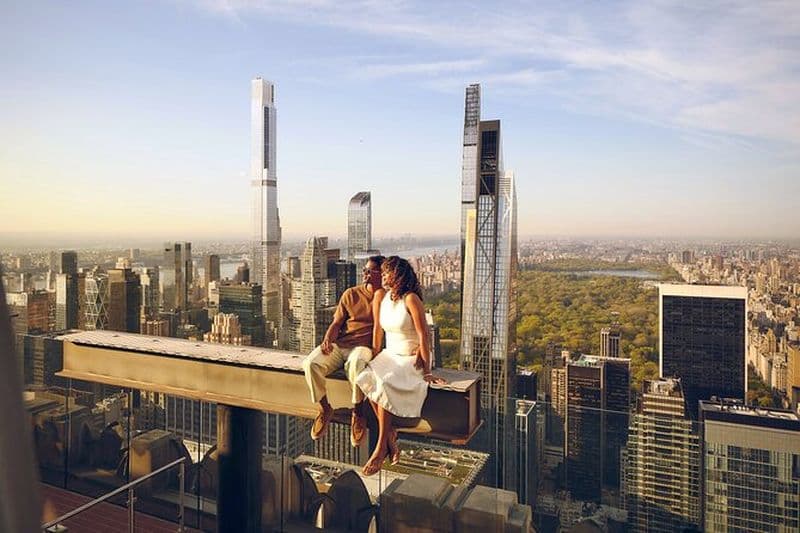 Billets VIP pour le Top of the Rock avec l'expérience The Beam