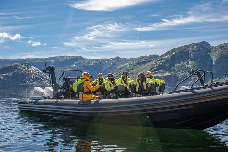 Balade en bateau sur le Lysefjord à Stavanger