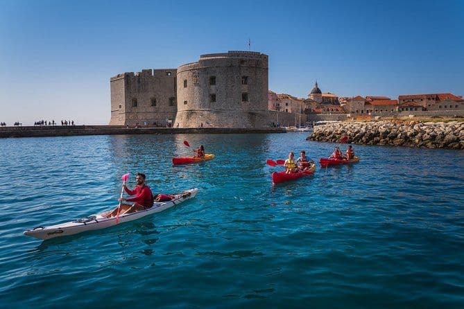 Excursion en kayak avec snorkeling à Dubrovnik