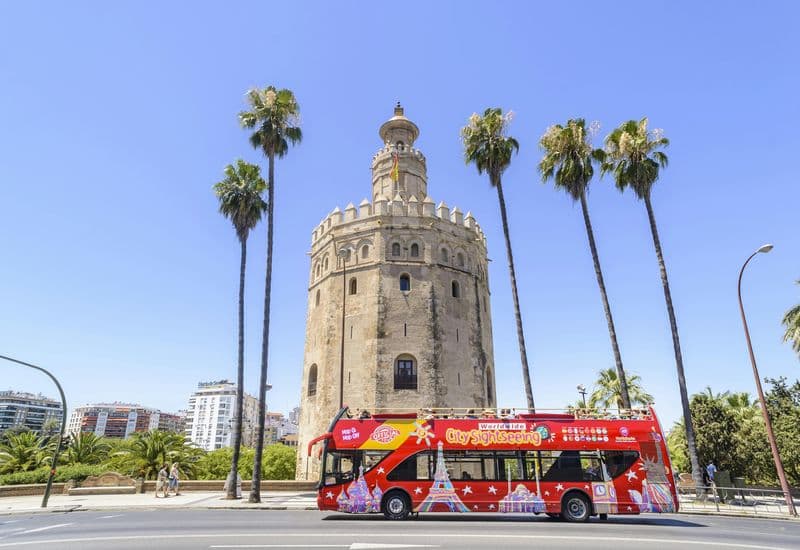 Bus touristique City Sightseeing de Séville