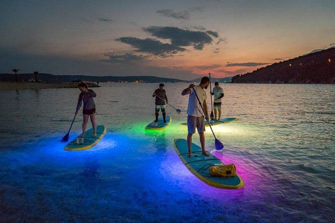 Balade en paddle surf lumineux à Split