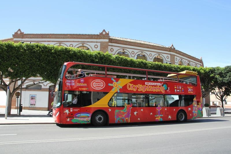 Bus touristique City Sightseeing de Malaga