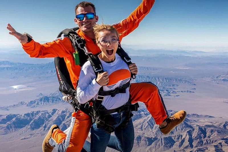Expérience de parachutisme en tandem à Las Vegas