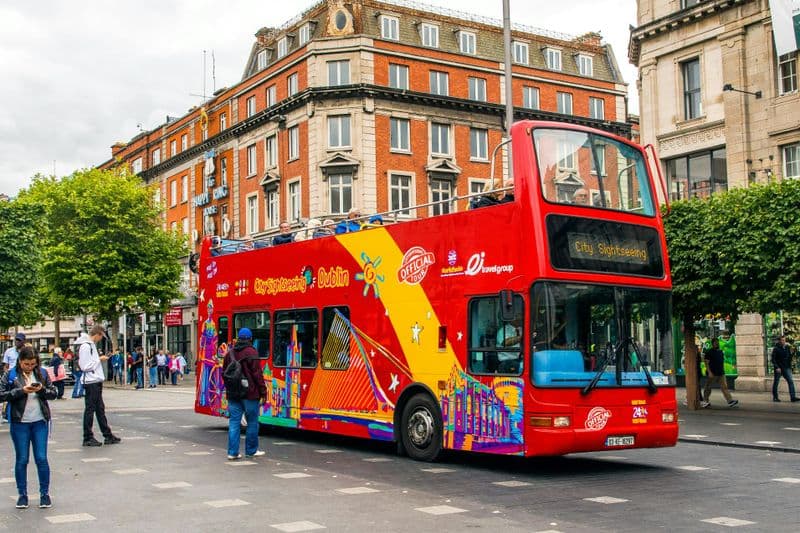 Bus touristique City Sightseeing de Dublin