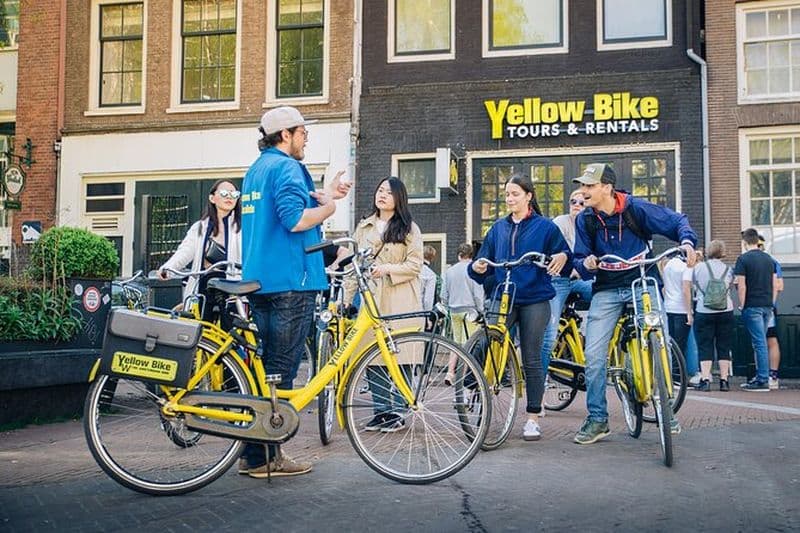 Balade à vélo à Amsterdam pour petits groupes