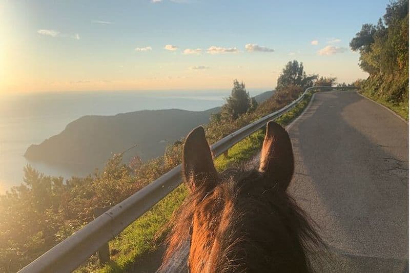 Balade à cheval dans les Cinque Terre