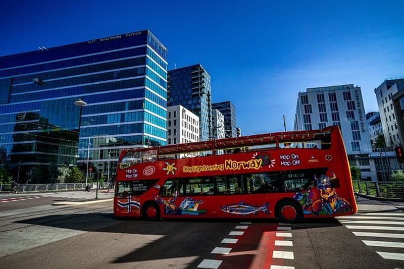 Bus touristique City Sightseeing d'Oslo