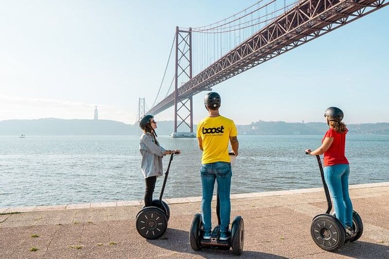 Balade en segway le long du fleuve Tage et à Belém à Lisbonne