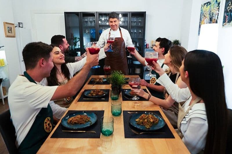 Cours de cuisine de paella et de sangria à Madrid