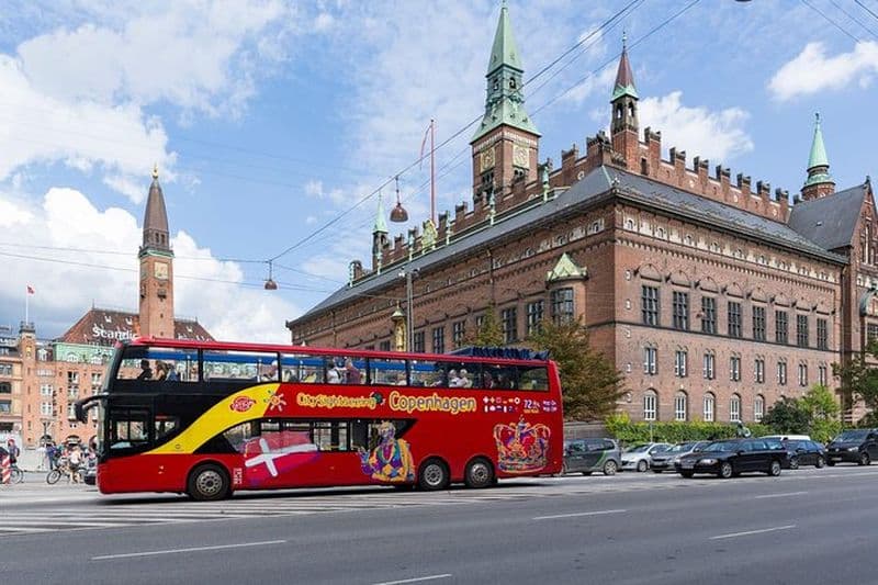 Bus touristique City Sightseeing de Copenhague