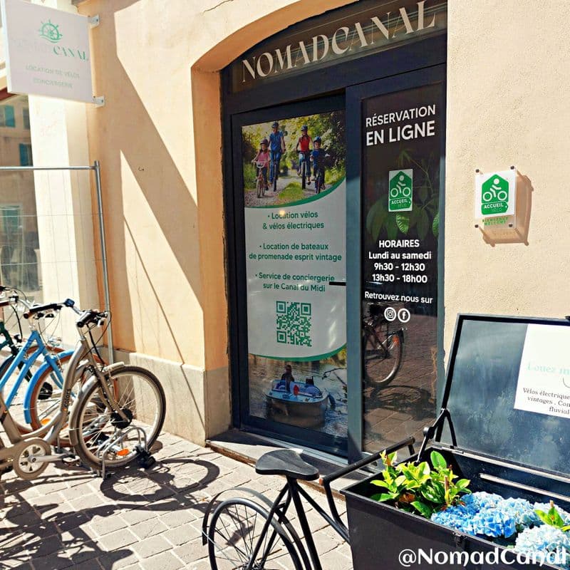 Location de vélos chez NOMAD CANAL