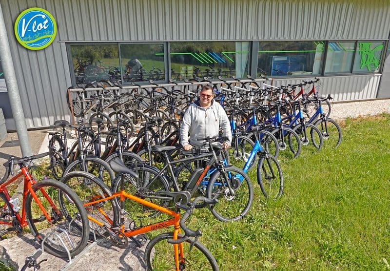 Location de vélos chez V-Lot  location vélos