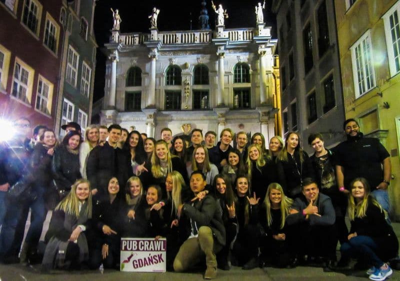Gdansk pub crawl with free drinks