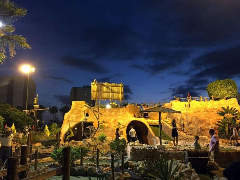 Parcours de mini golf à Las Americas, Tenerife