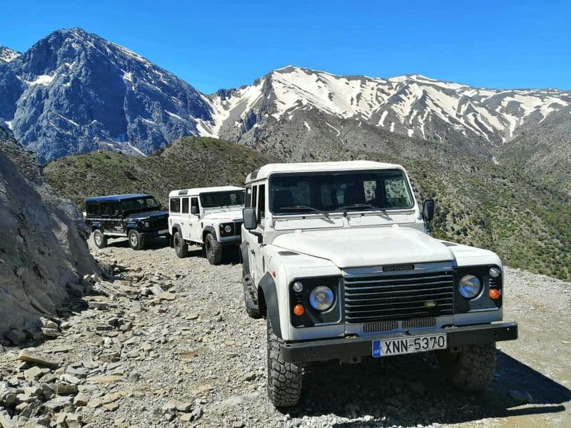 En 4x4 dans les montagnes de Lefka Ori au départ de La Canée