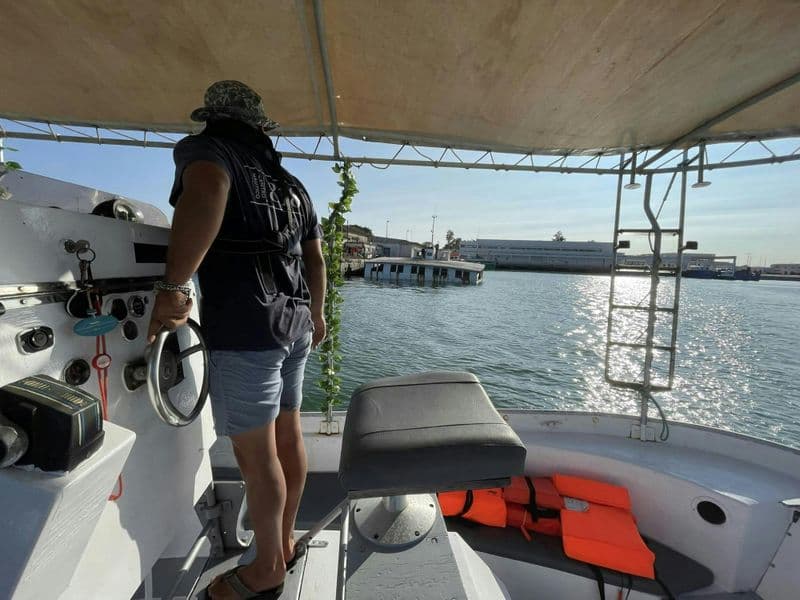 Historical guided boat tour through the Guadiana River