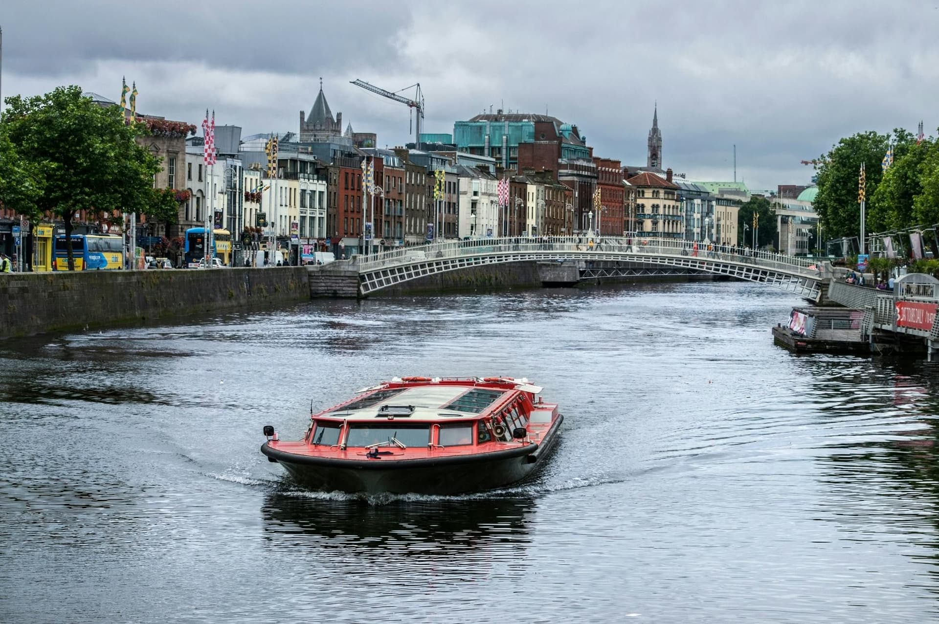 Croisière touristique de 45 minutes sur la rivière Liffey