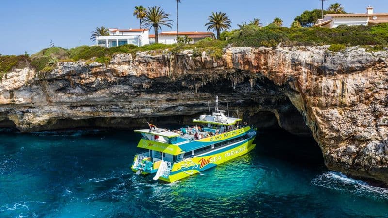 Excursion panoramique en bateau au départ de Cala Millor avec arrêts baignade en option
