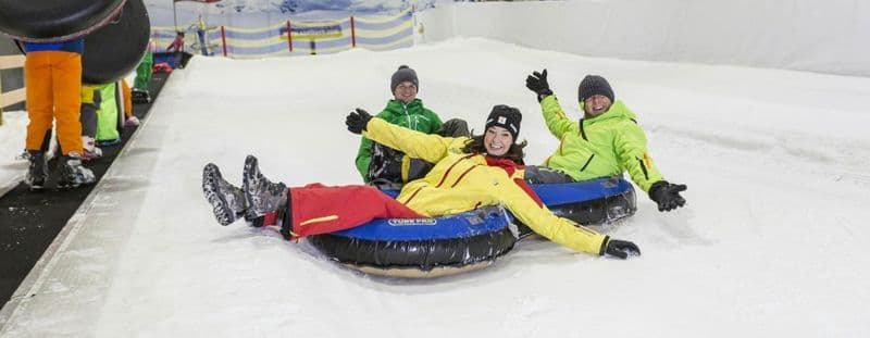 1-hour entry ticket with ski and snowboard at Alpenpark Neuss