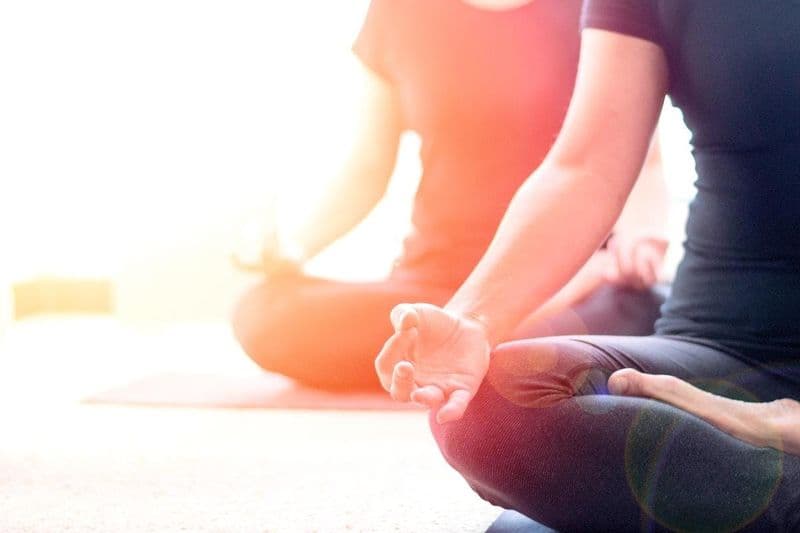 Séance de yoga avec Sandy