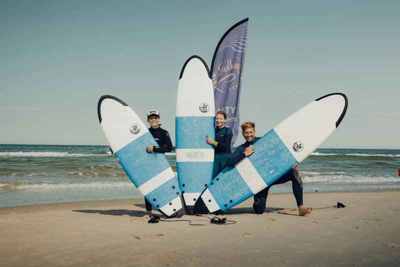 Cours d'initiation au surf à Sylt