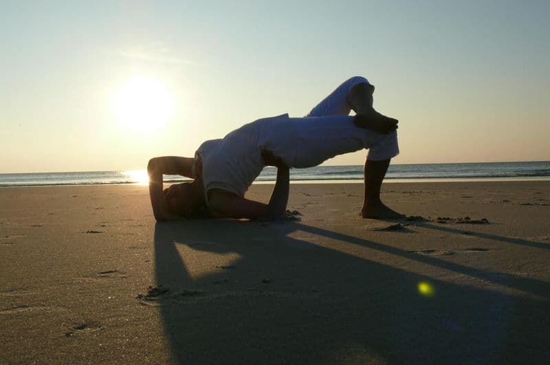 Séance de yoga privée sur l'île de Sylt