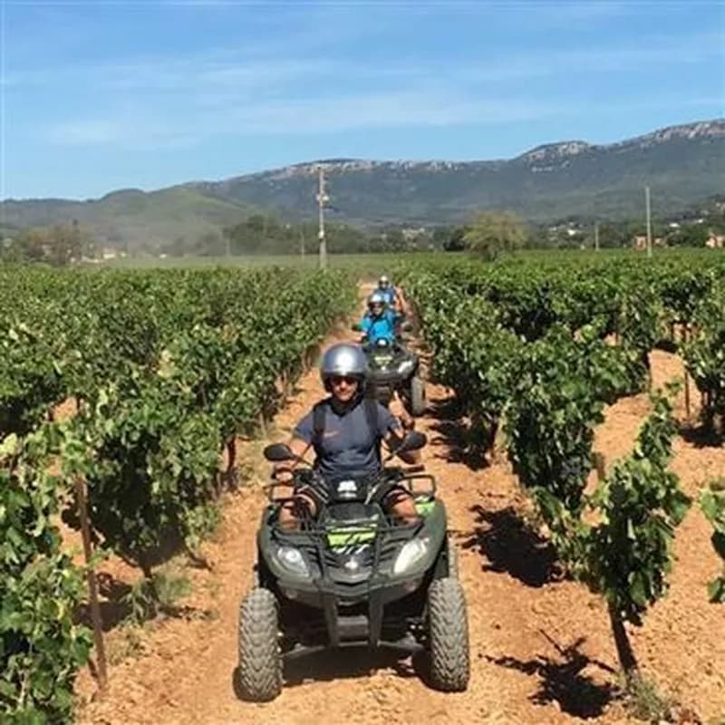Randonnée en Quad dans le Var à Cuers