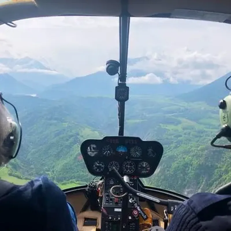 Baptême en Hélicoptère près de Belfort