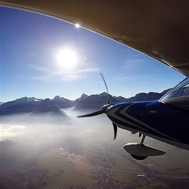 Baptême en ULM Multiaxe à Annecy