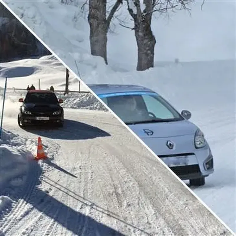 Stage de Pilotage 3 Autos sur Glace à Tignes
