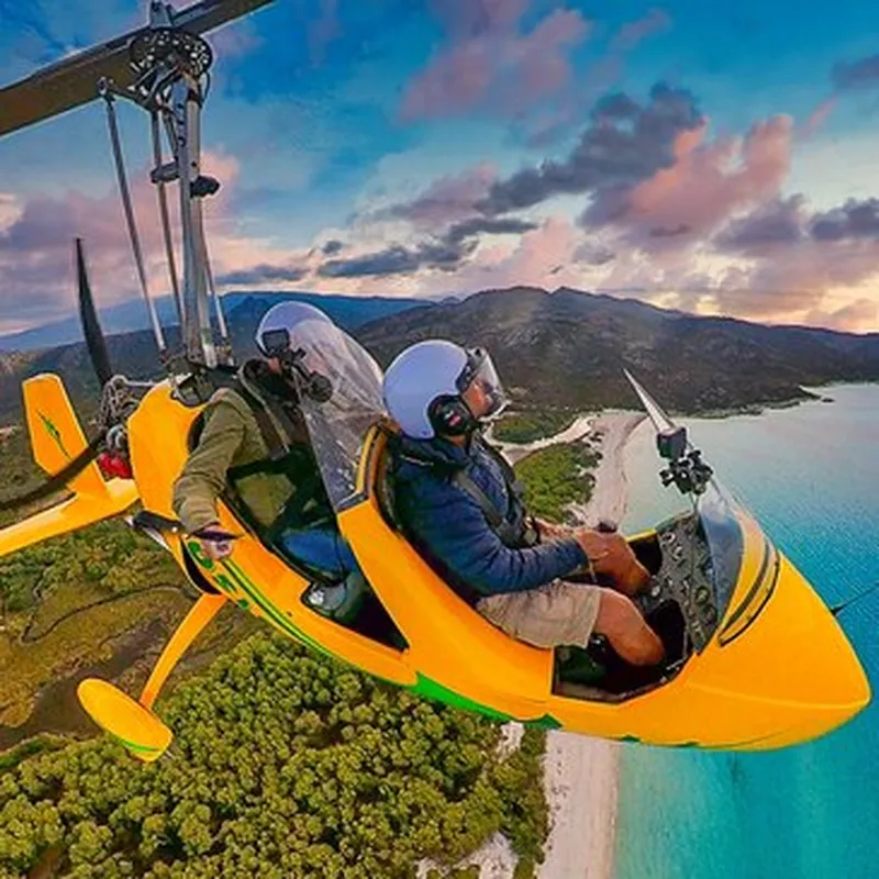 Baptême en ULM Autogire à Corte