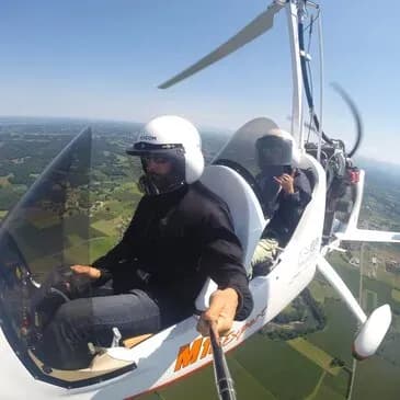 Baptême en ULM Autogire près de Pau